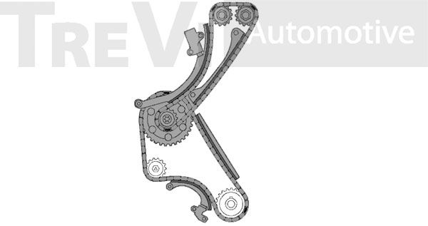 TREVI AUTOMOTIVE Комплект цели привода распредвала KC1047